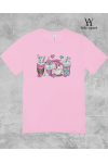 Kaos Distro Pria Wanita Love Drink